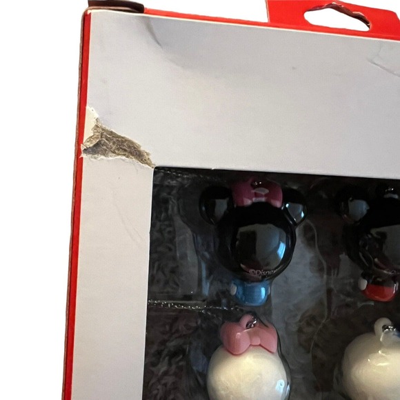 Hallmark Disney 6 Piece Mickey & Friends Mini Christmas Tree Ornament Set NEW - Picture 5 of 7